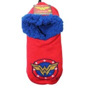 Wholesale - 1pk WONDER WOMAN SLIPPER SOCKS SIZE 9-11, UPC: 193159161859
